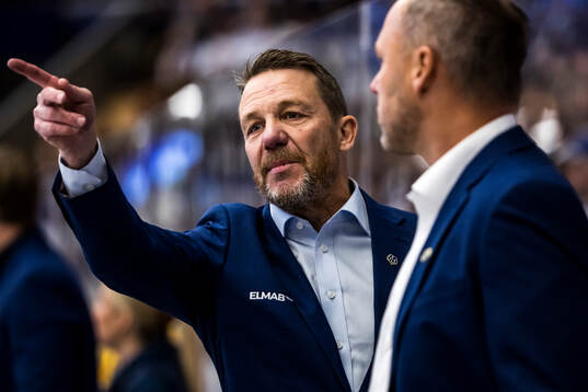 Leksands tränare Charles Berglund