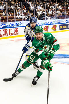 Rögles Linus Sandin och Leksands Lukas Vejdemo