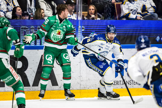 Rögles Filip Johansson och Leksands Max Veronneau