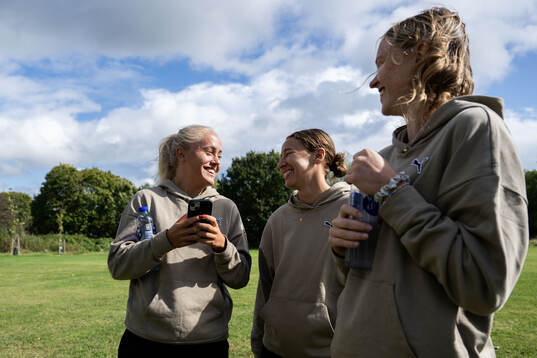 Alva Selerud, Tabby Tindell and Emma Östlund
