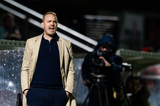 Head coach Jonas Eidevall of Arsenal
