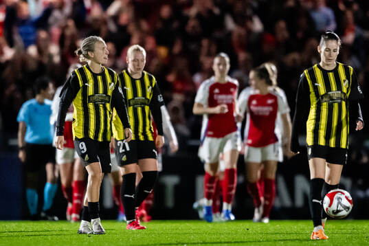 Filippa Curmark of Häcken looks dejected