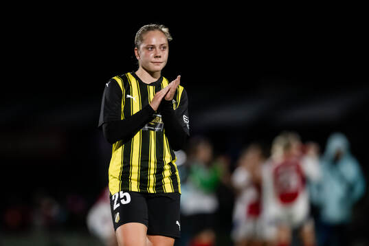 Alice Bergström of Häcken looks dejected