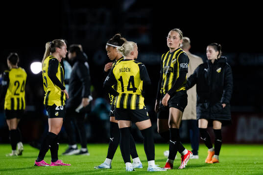Paulina Nyström of Häcken looks dejected