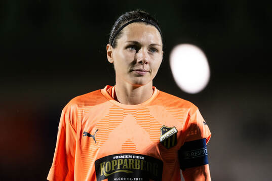 Goalkeeper Jennifer Falk of Häcken