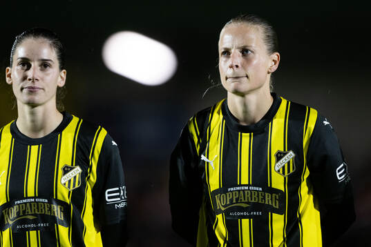 Clarissa Larisey and Anna Anvegård of Häcken