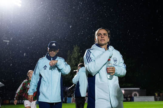 Renée Slegers, assistant coach of Arsenal