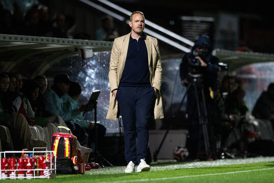 Head coach Jonas Eidevall of Arsenal