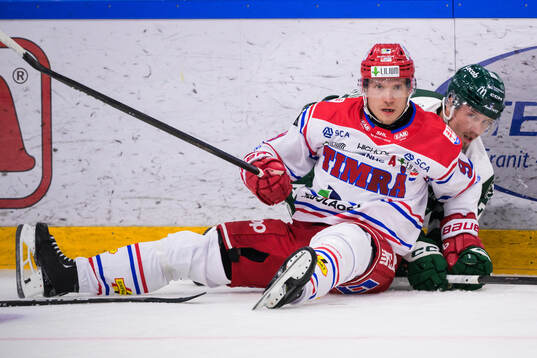 Timrås Didrik Strömberg och Färjestads Adam Ollas