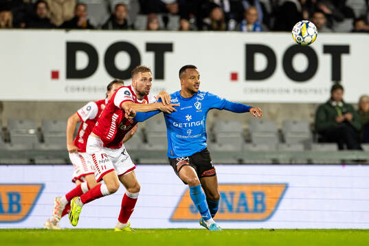 Kalmars Jonathan Ring och Halmstads Marcus Olsson