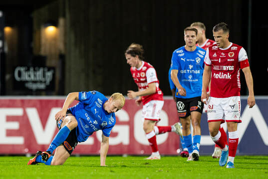 Halmstads André Boman och Kalmars Simon Skrabb