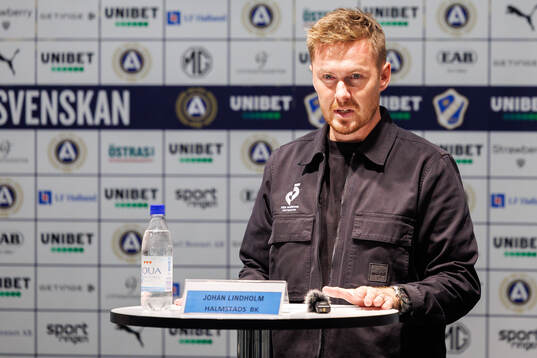 Halmstads huvudtränare Johan Lindholm