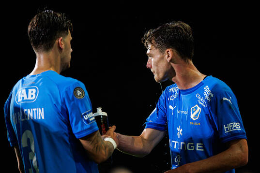 Halmstads Gabriel Wallentin och Villiam Granath
