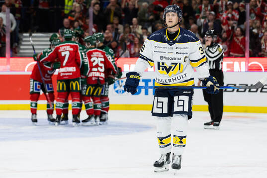 HV71s Olle Alsing deppar