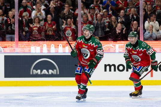 Frölundas Erik Thorell och Mikael Ruohomaa