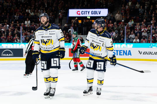 HV71s Sean Day och Olle Alsing