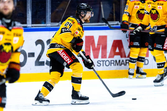 Luleås Brendan Shinnimin på uppvärmningen