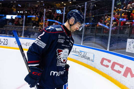 Linköpings Rasmus Rissanen deppar