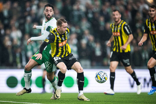 Hammarbys Nahir Besara och Häckens Julius Lindberg