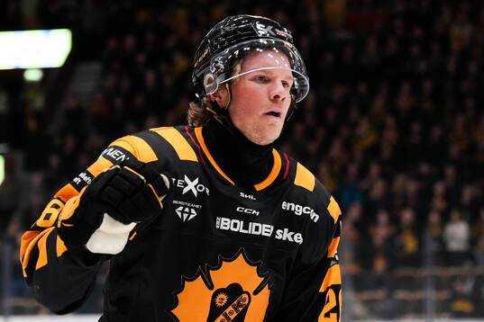 Skellefteås Anton Heikkinen jublar