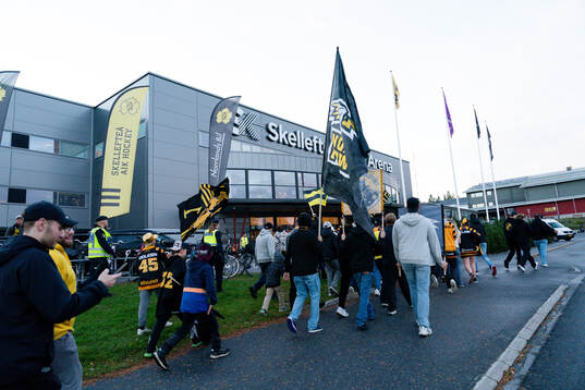 North Power före ishockeymatchen i SHL mellan Skellefteå