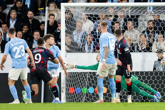 Goalkeeper Johan Dahlin of Malmö FF