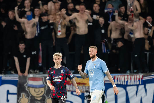 Pontus Jansson of Malmö FF looks dejected