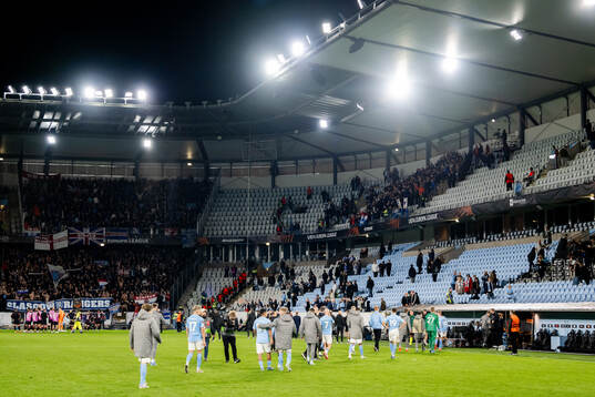 Players of Malmö FF look dejected