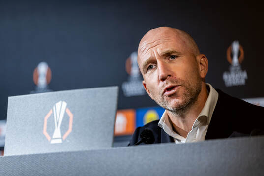 Head coach Henrik Rydström of Malmö FF at a press