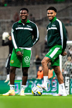 Hammarbys Divine Teah och Sebastian Clemmensen