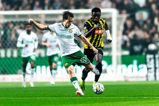 Hammarbys Hampus Skoglund och Häckens Zeidane Inoussa