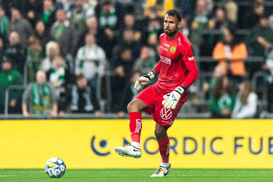 Hammarbys målvakt Warner Hahn