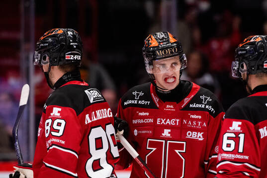 Örebros Patrik Karlkvist, Niklas Nilsson och Ludvig