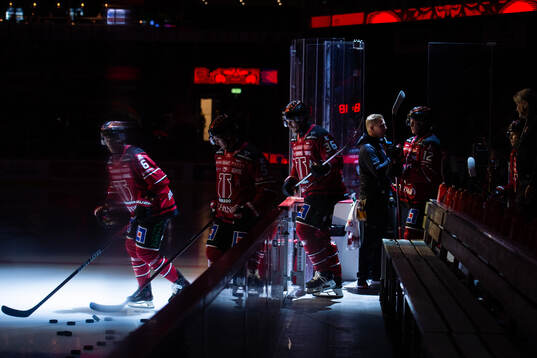 Örebros Filip Berglund, Gustav Backström,Emil Larsson och