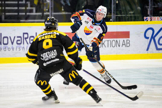 Västerås Gabriel Kangas och Djurgårdens Edvin Hammarlund