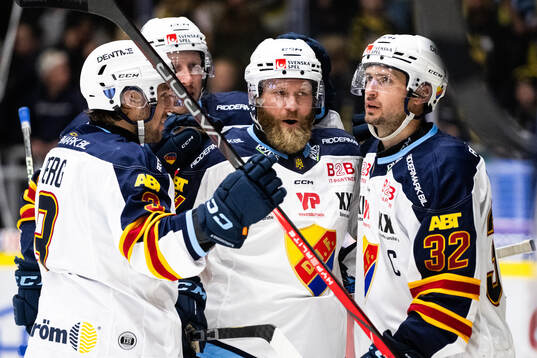 Djurgårdens Patrick Thoresen jublar