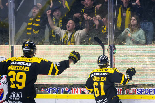 Västerås Malte Sjögren jublar