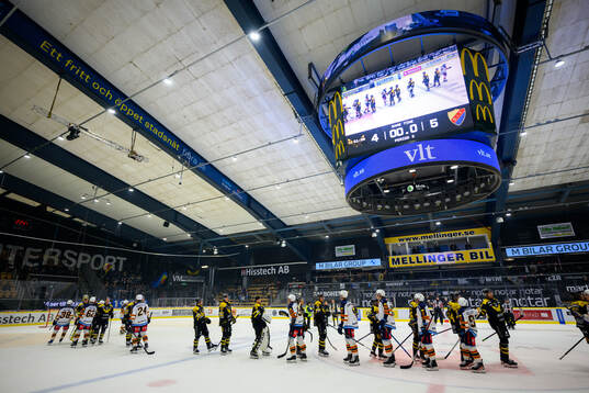 Djurgårdens och Västerås spelare