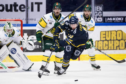 Södertäljes Henrik Eriksson och Björklövens Mathew