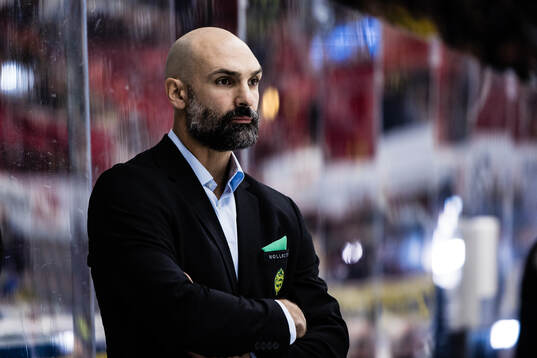 Björklövens assisterande tränare Daniel Rahimi