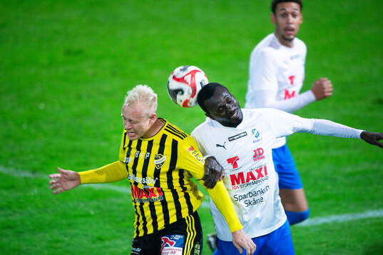 IFK Hässleholms Alexander Sjöström i matchen i division