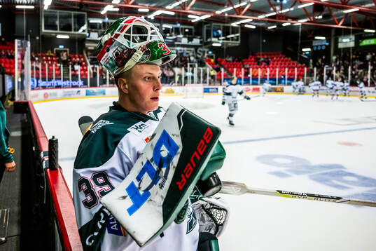 Tingsryds målvakt Emil Cederlund