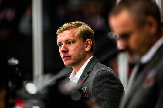 Nybros assisterande tränare Hampus Sylvegård