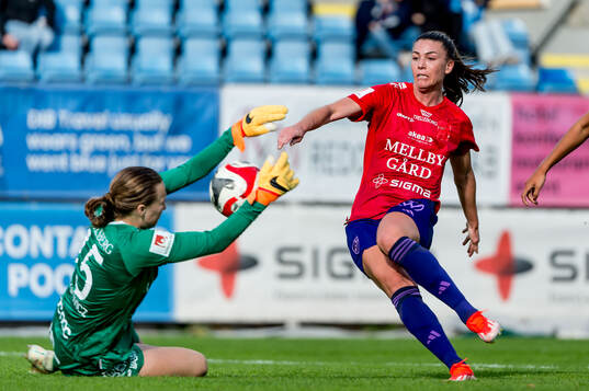 Trelleborgs målvakt Halle Elizabeth Mackiewicz och