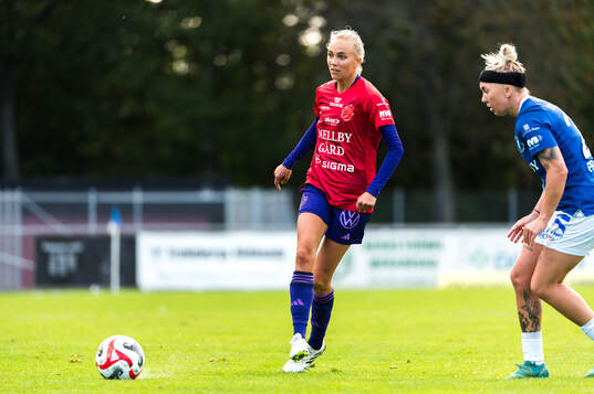 Djurgårdens Sara Lilja Vidlund och Trelleborgs Linnea