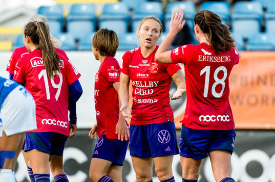Djurgårdens Mimmi Larsson jublar