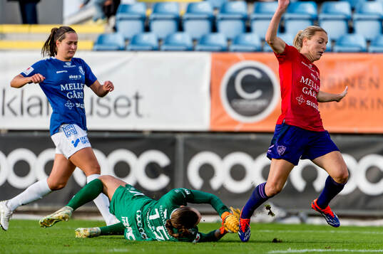 Trelleborgs målvakt Halle Elizabeth Mackiewicz och