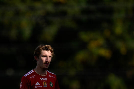 Skövde AIKs Hugo Engström deppar