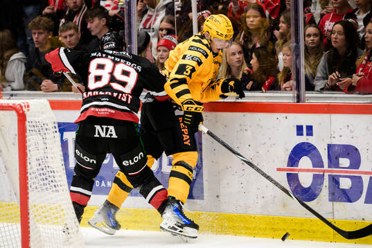 Örebros Patrik Karlkvist och Skellefteås Stefan Milosevic