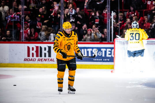 Skellefteås Zeb Lindgren deppar